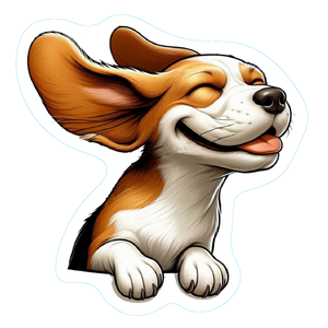 Beagle Premium Dog Sticker