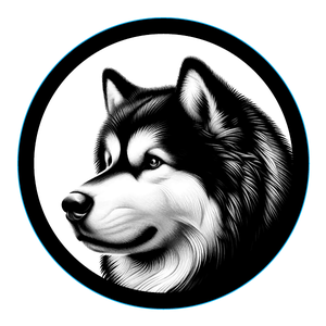 Siberian Husky Premium Dog Sticker