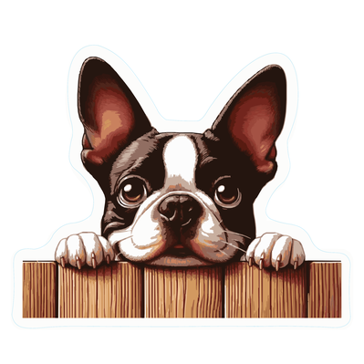 Boston Terrier Premium Dog Sticker
