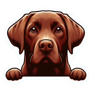 Lab Premium Dog Sticker