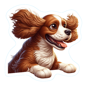 Cavalier King Charles Premium Dog Sticker