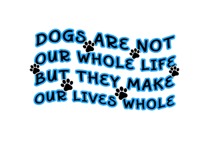 Paw Print Dog Sticker