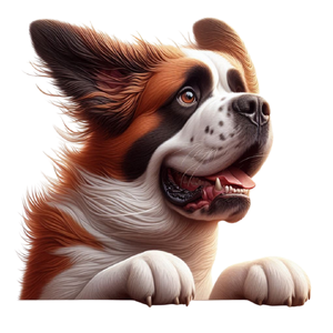 Saint Bernard Premium Dog Sticker