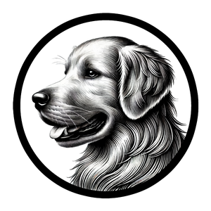 Golden Retriever Premium Dog Sticker