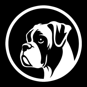 Boxer Premium Dog Sticker