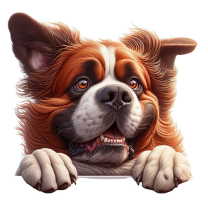 Saint Bernard Premium Dog Sticker