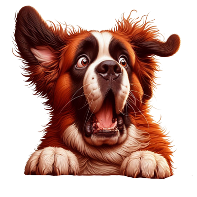 Saint Bernard Premium Dog Sticker