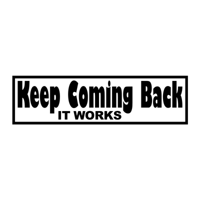 Keep Coming Back - Nikko Sticker by Nikko