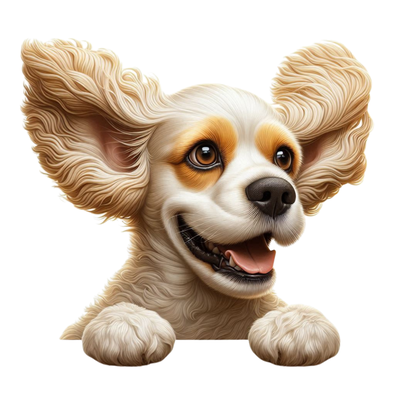 Cocker Spaniel Premium Dog Sticker