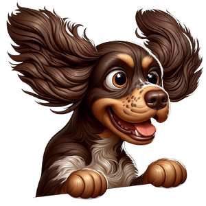 Spaniel Premium Dog Sticker