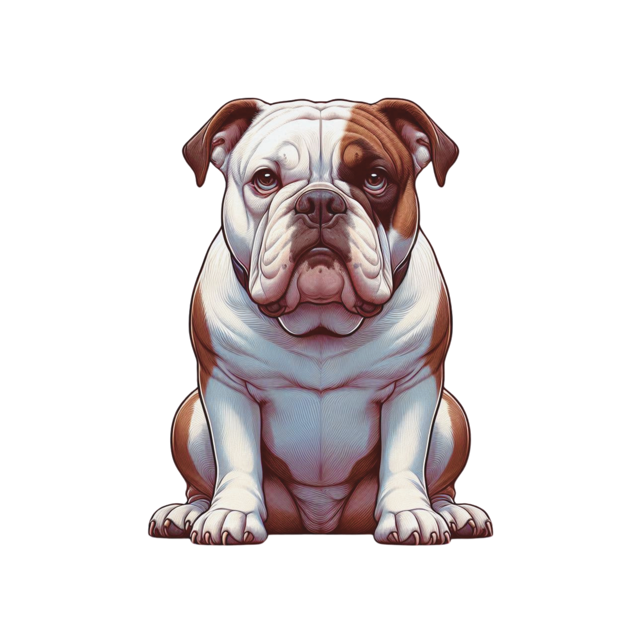 English Bulldog Premium Dog Sticker