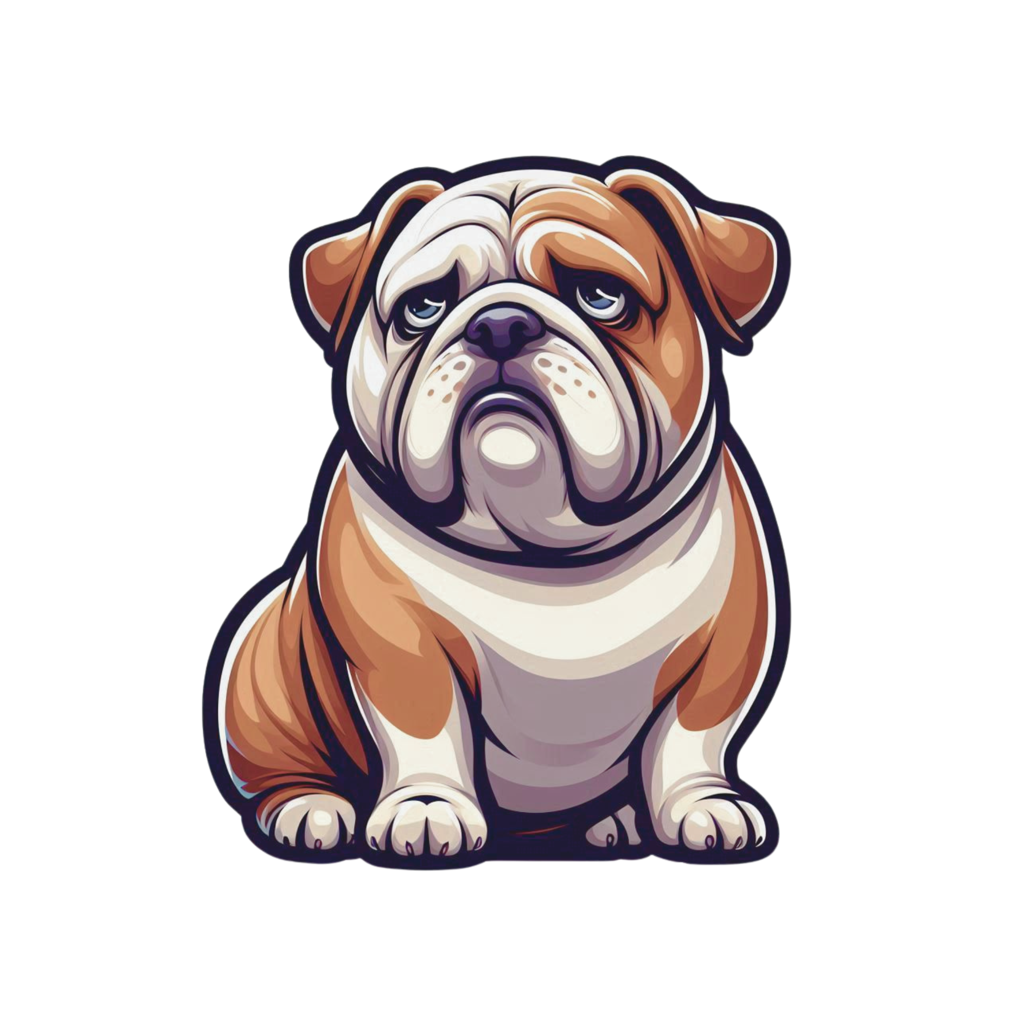 English Bulldog Premium Dog Sticker
