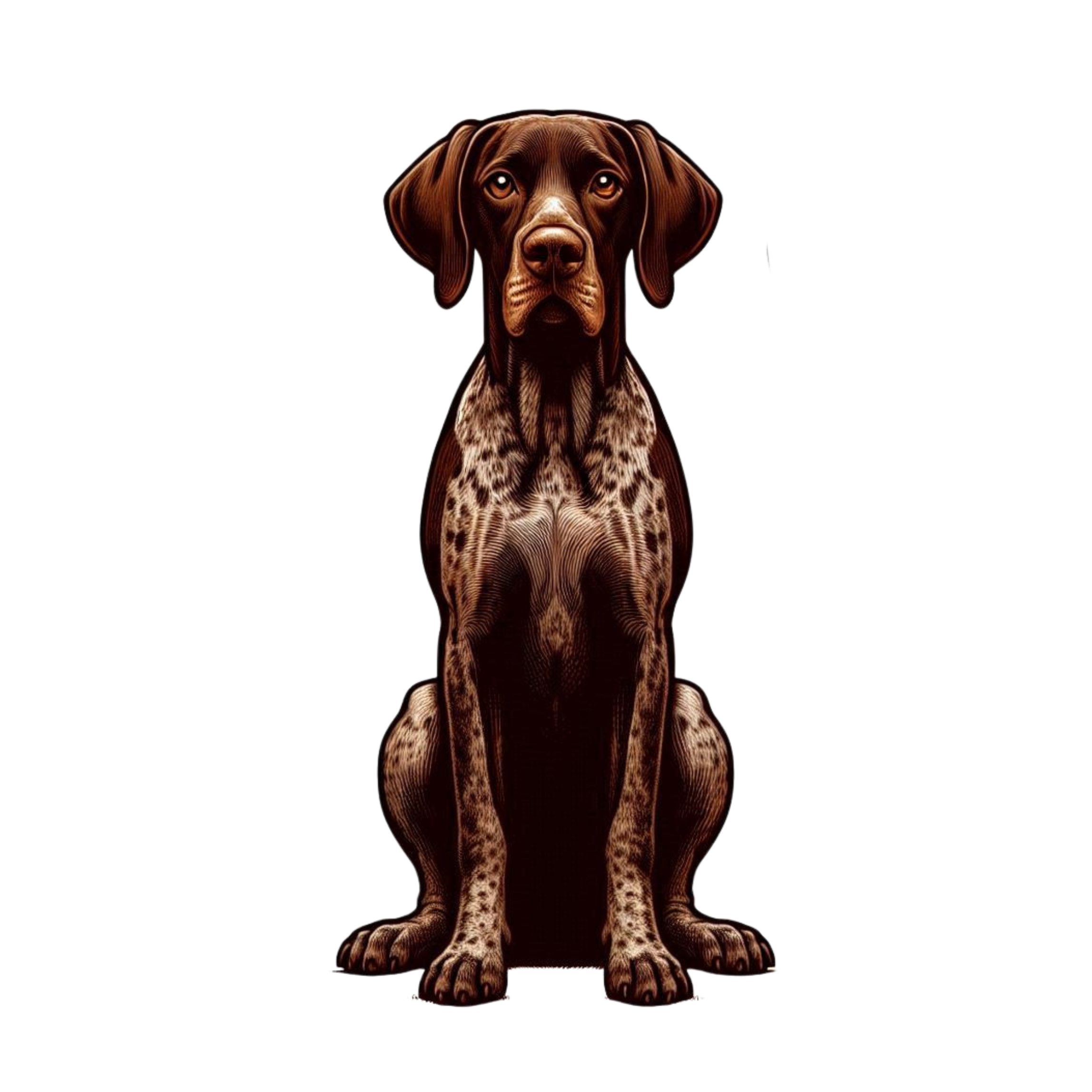German Shorthaired Pointer Premium Dog Sticker