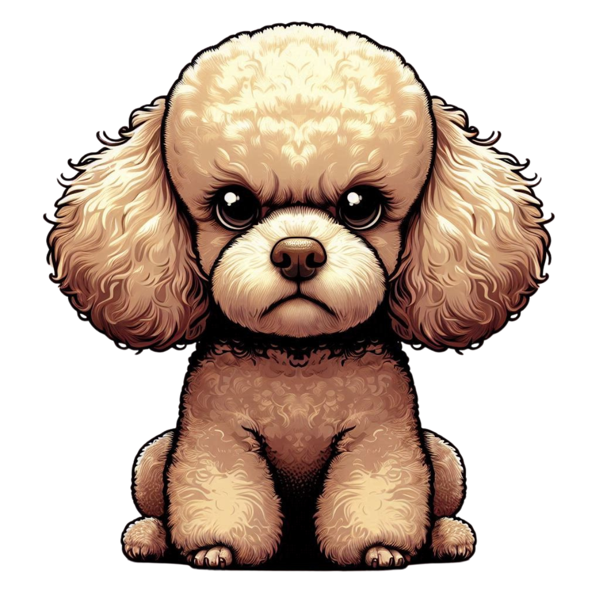 Poodle Premium Dog Sticker