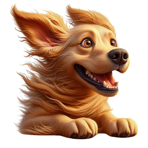 Golden Retriever Premium Dog Sticker by Unknown