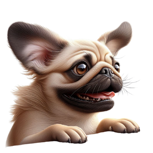 Pug Premium Dog Sticker