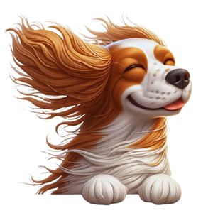 Cavalier King Charles Spaniel Premium Dog Sticker