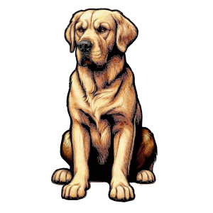 Labrador Retriever Premium Dog Sticker