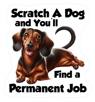 Dachshund Premium Dog Sticker
