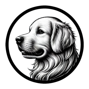 Golden Retriever Premium Dog Sticker