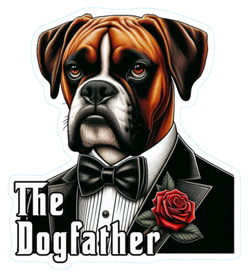 Boxer Premium Dog Sticker