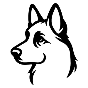 German Shepherd Premium Dog Sticker