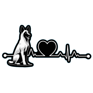 German Shepherd Premium Dog Sticker