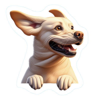 Labrador Retriever Premium Dog Sticker