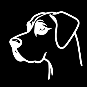 Great Dane Premium Dog Sticker