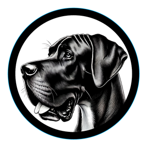 Great Dane Premium Dog Sticker