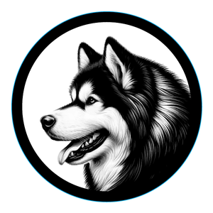 Siberian Husky Premium Dog Sticker