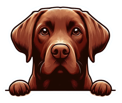 Labrador Retriever Premium Dog Sticker