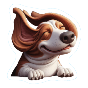 Beagle Premium Dog Sticker