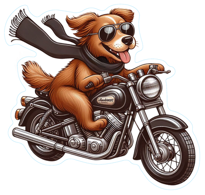 Golden Retriever Premium Dog Sticker