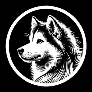 Siberian Husky Premium Dog Sticker
