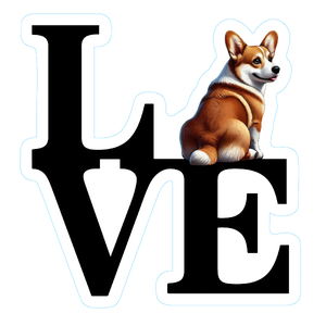 Corgi Premium Dog Sticker