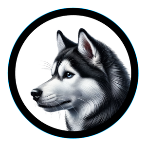 Siberian Husky Premium Dog Sticker