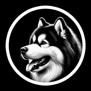 Siberian Husky Premium Dog Sticker