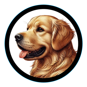 Golden Retriever Premium Dog Sticker