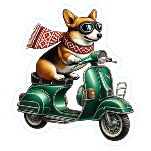 Corgi Premium Dog Sticker