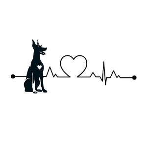 Doberman Premium Dog Sticker