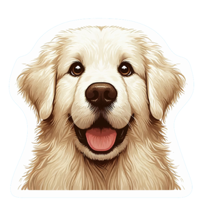 Golden Retriever Premium Dog Sticker