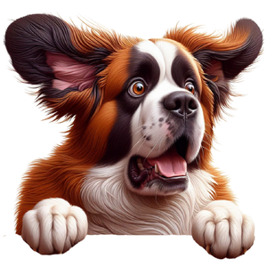Saint Bernard Premium Dog Sticker