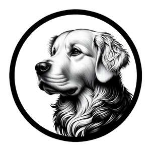 Golden Retriever Premium Dog Sticker