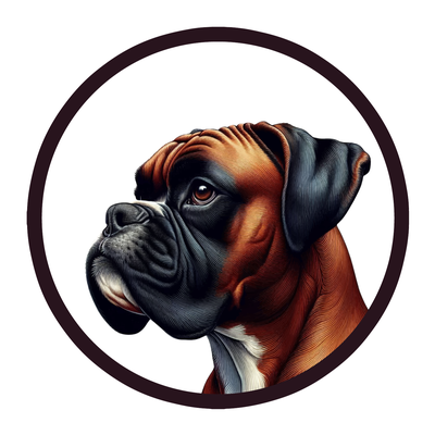 Boxer Premium Dog Sticker