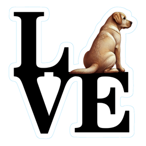 Labrador Retriever Premium Dog Sticker