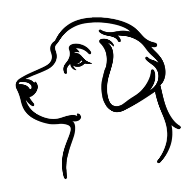 Labrador Retriever Premium Dog Sticker
