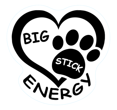 Paw Print Dog Sticker