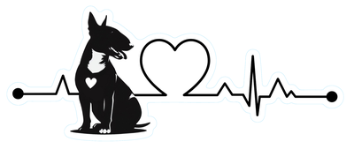 Bull Terrier Premium Dog Sticker
