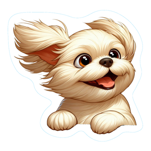 Maltese Premium Dog Sticker